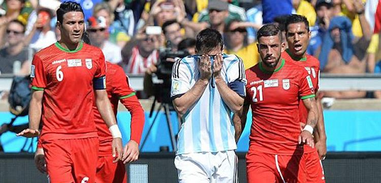 ميسي الأرجنتين إيران